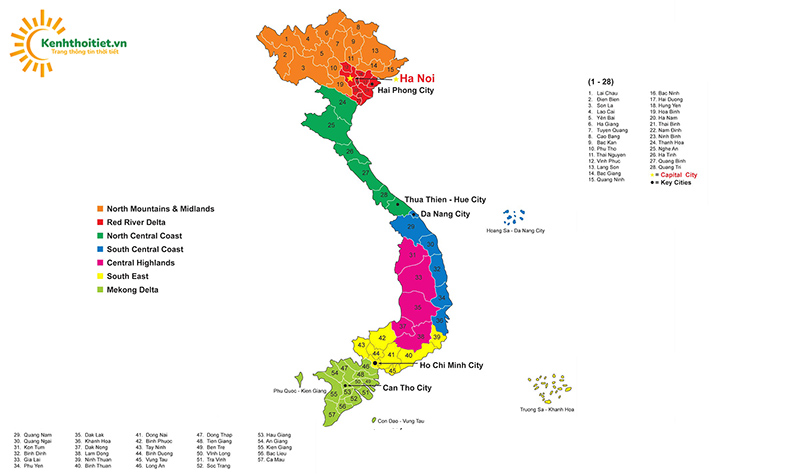 Vị trí địa lý của Việt Nam