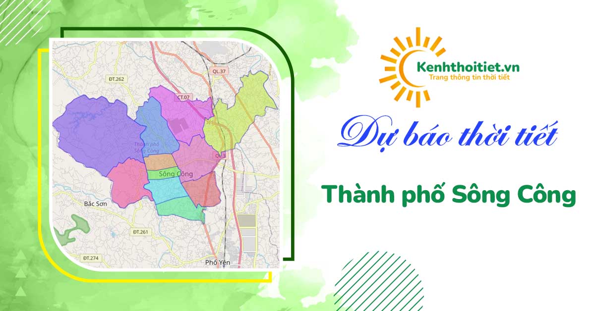 Dự báo thời tiết thành phố Sông Công