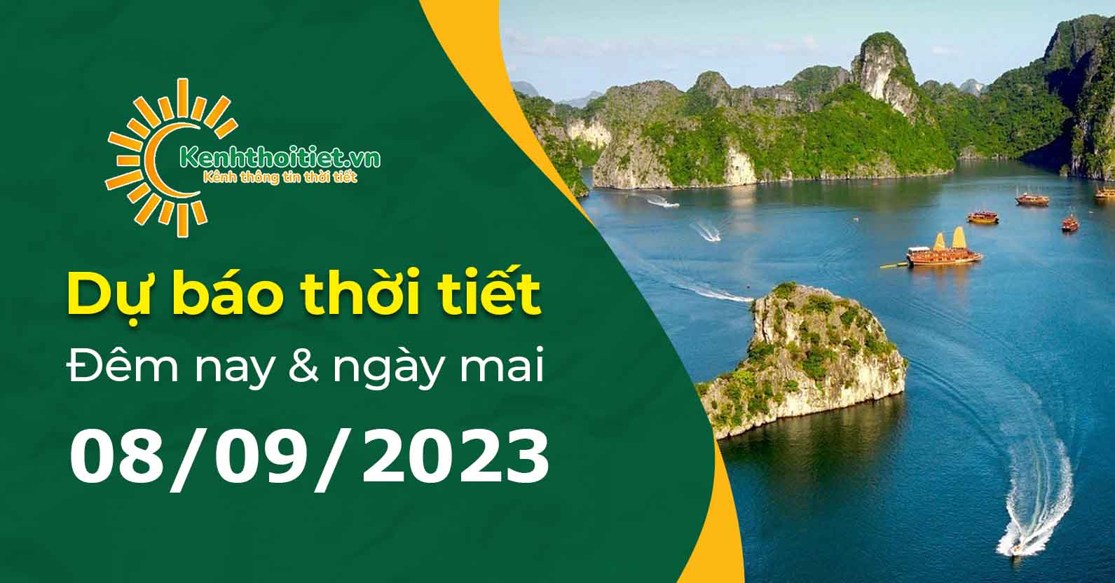 Dự báo thời tiết đêm nay và ngày mai 08/09/2023 các khu vực trên cả nước